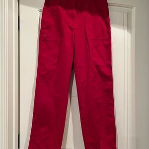 Ralph Lauren Red Wide Leg Pants